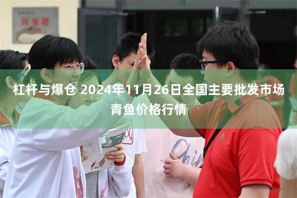 杠杆与爆仓 2024年11月26日全国主要批发市场青鱼价格行情